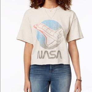 True Vintage Cotton NASA-Graphic T-Shirt
